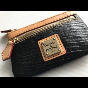 Authentic Dooney & Bourke key, card and coin case